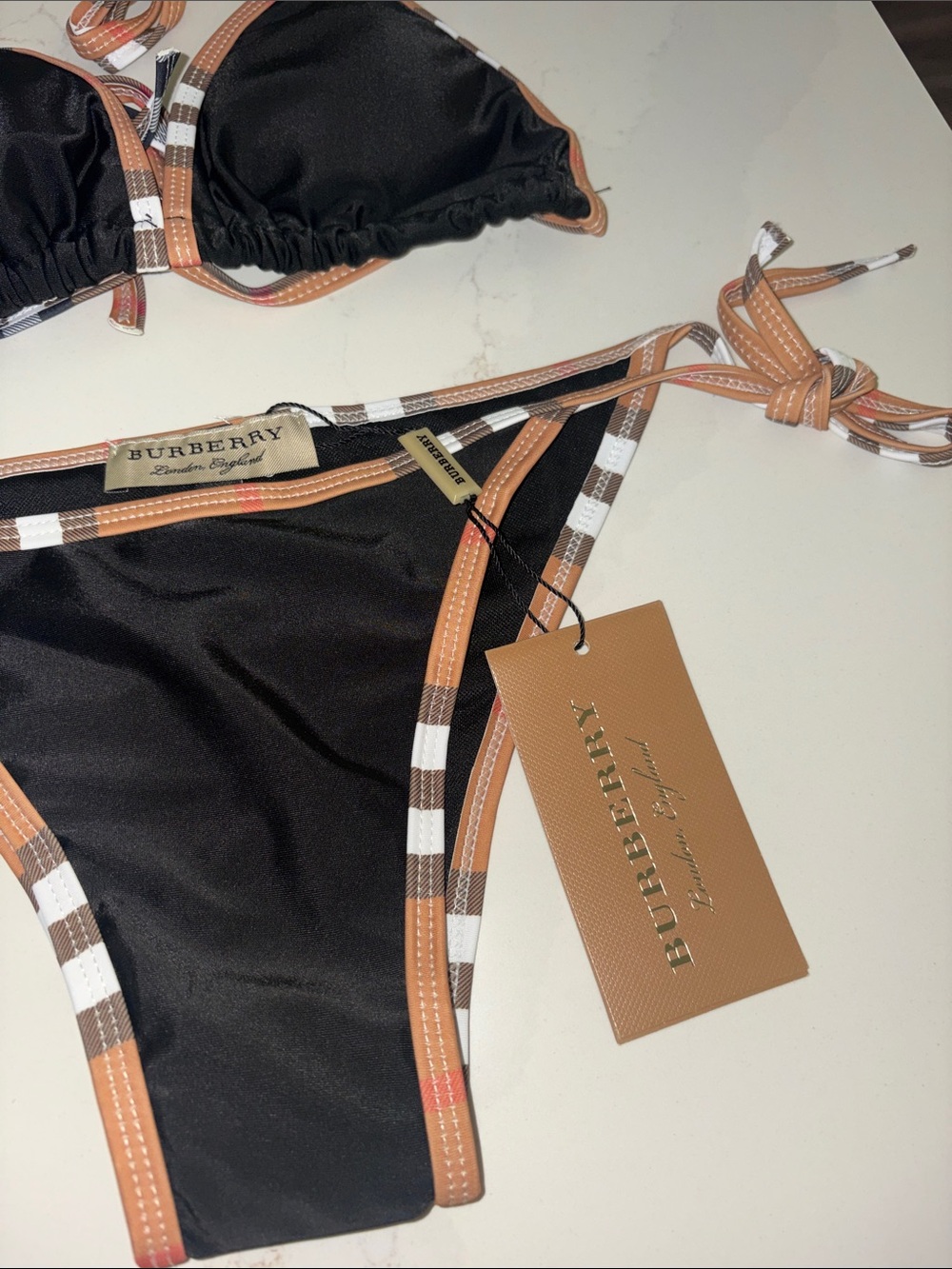 Burberry Black Bikini set size small - Picture 3 of 3